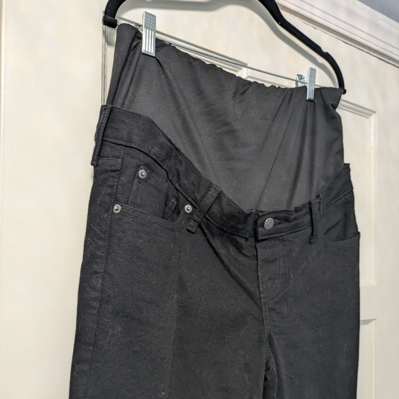 Maternity True Waistband Full Panel Girlfriend Jeans - Picture 2 of 10